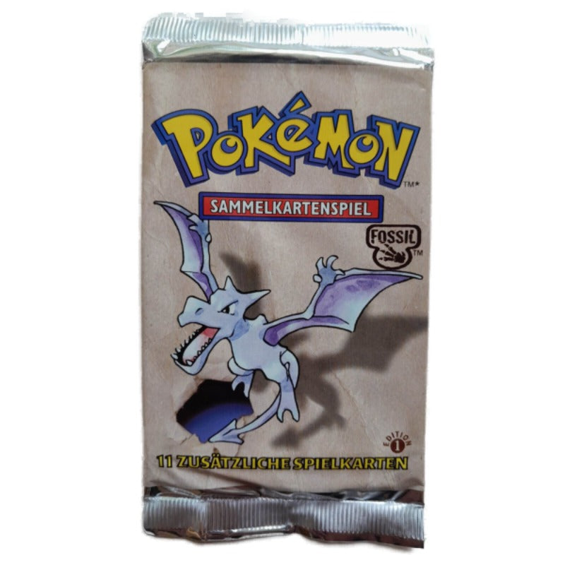 Pokemon Fossil 1st Edition Vintage Booster deutsch