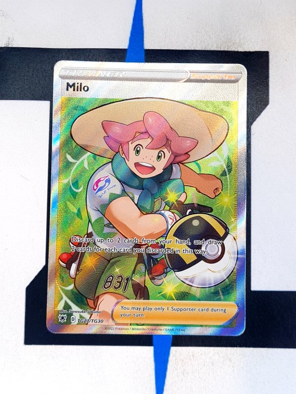 rainbow milo pokemon card price Milo ASR TG 27