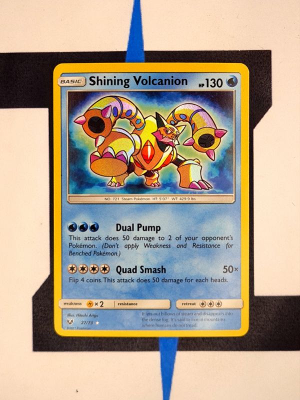 shiny volcanion pokemon card Shining Volcanion SLG 27