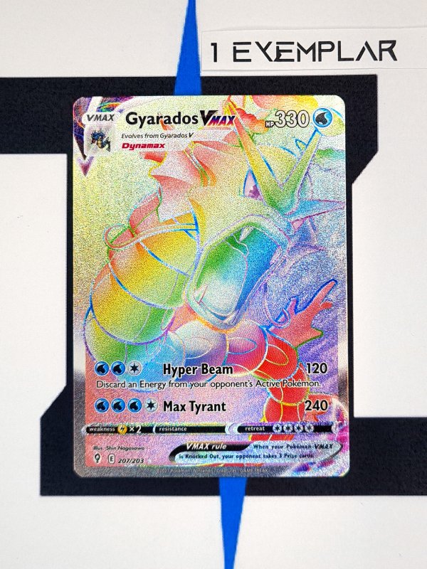 Gyarados VMAX EVS 207 - Evolving Skies Pokemon Karten