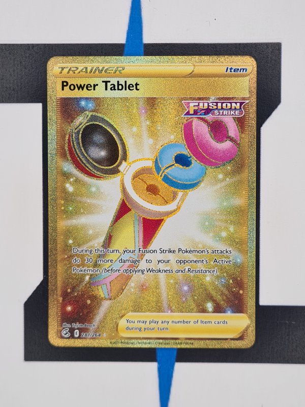 gold power tablet pokemon card Power Tablet FST 281