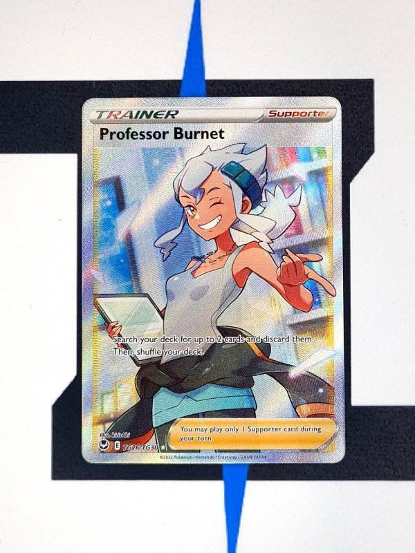 Professor Burnet SIT TG 26- Silver Tempest Pokemon Karten