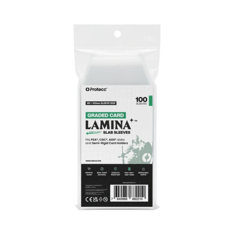 luna prismatic card sleeves Protecc Lamina Graded Card Sleeves (100)