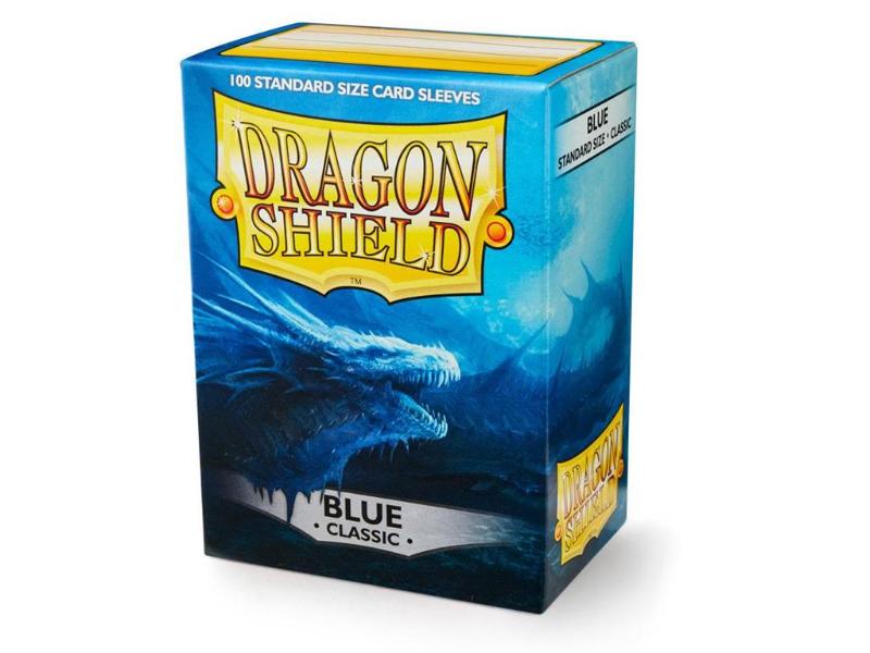 100 Standard Dragon Shield Sleeves Classic Blue main image 0