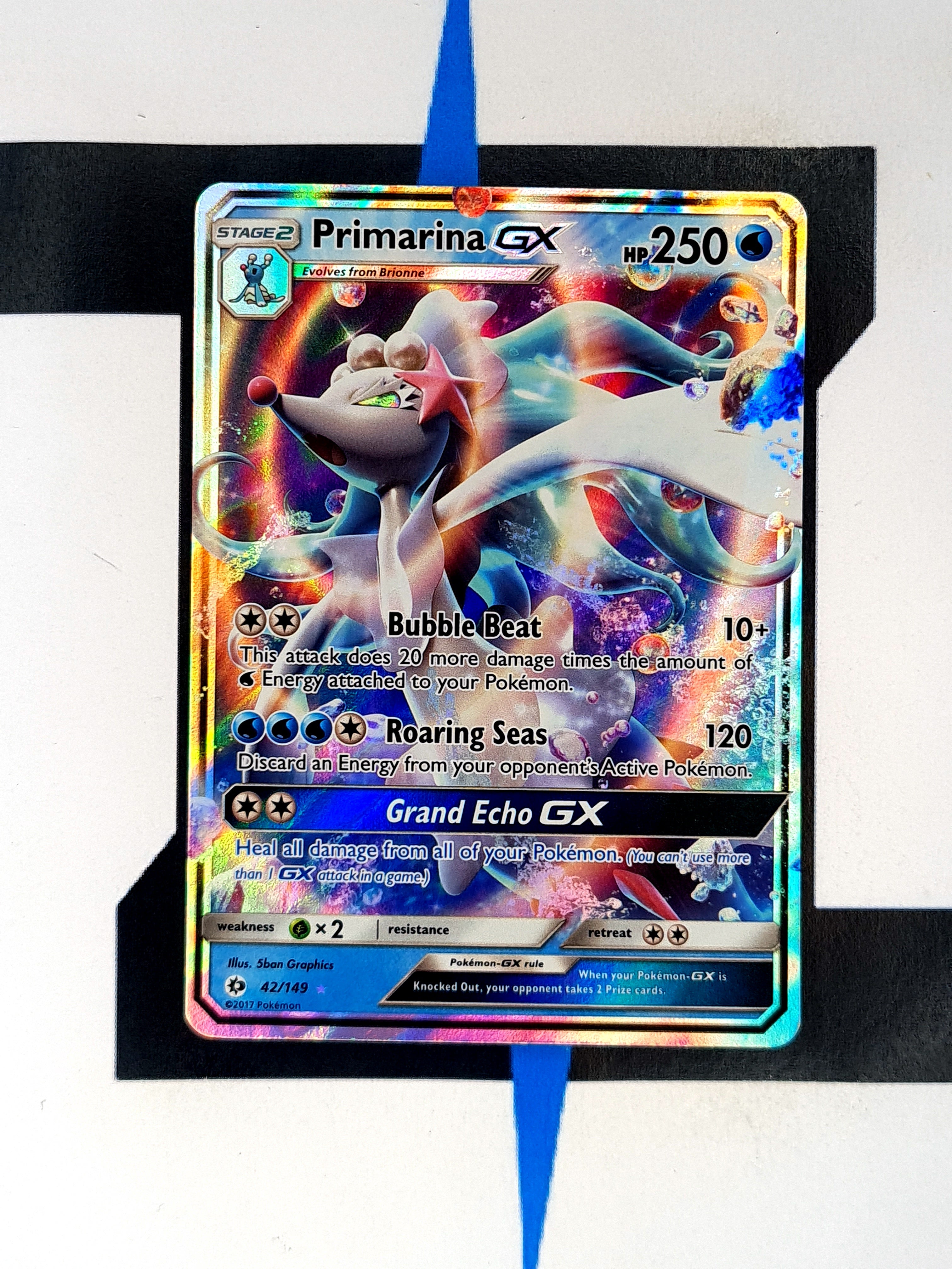 Primarina GX SUM 42 - Pokmon TCG Einzelkarte - Sun & Moon Primarina GX SUM 42 - Pokmon TCG Einzelkarte - Sun & Moon