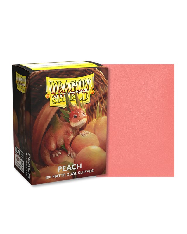 dragon-shield-standard-matte-dual-sleeves-Peach-100-sleeves