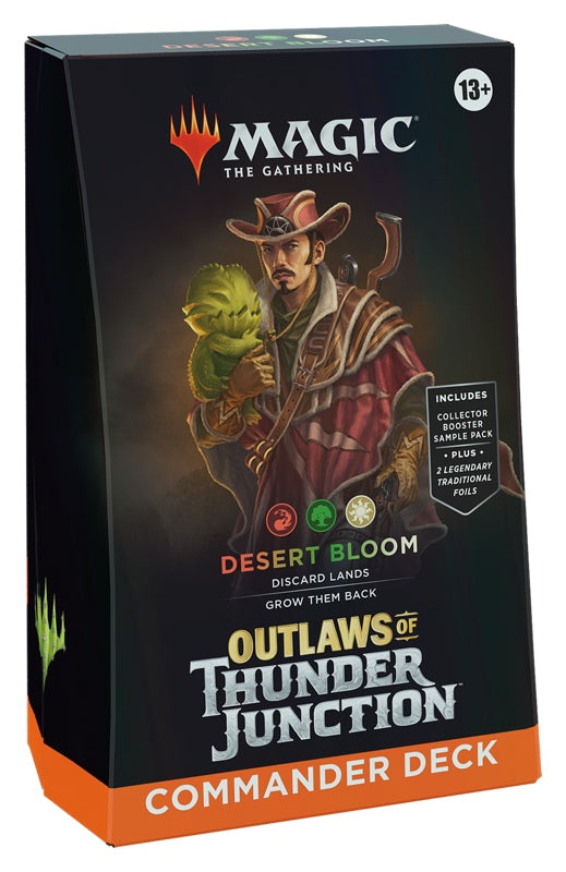 mtg-outlaws-of-thunder-junction-commander-deck-desert-bloom-englisch-set