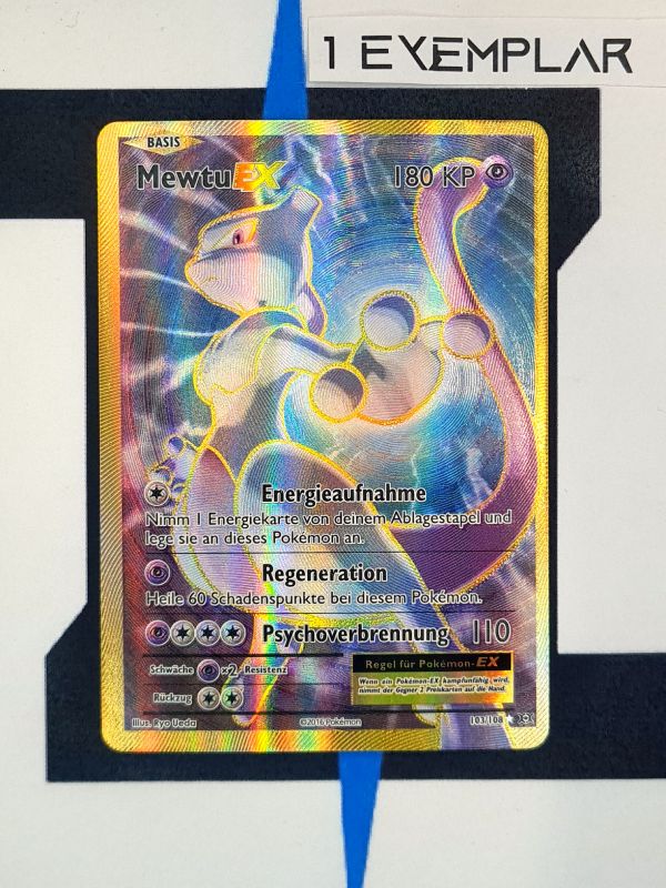 Mewtu EX EVO 103 Evolution deutsche Pokemon Karten