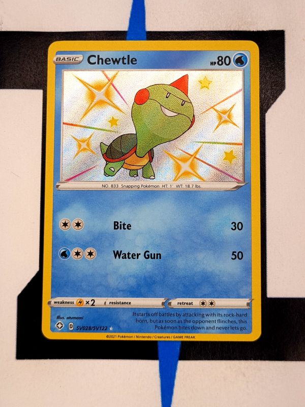 Chewtle SHF SV028 - Shining Fates englische Pokemon karten Chewtle SHF SV028 - Shining Fates englische Pokemon karten