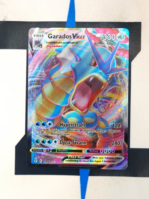 Pokemon Karten V Und Vmax Deutsch Garados VMAX EVS029 - Drachenwandel deutsche Pokemon Karten