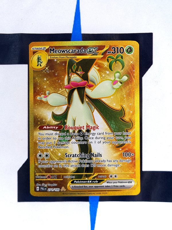 pokemon-karten-meowscarada-ex-goldrare-paldea-evolved-271-englisch