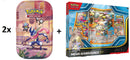 2x 30th Celebration Mini Tin FR + Mega-Kangourex ex Box FR