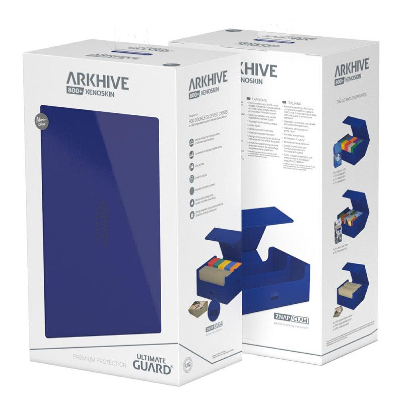 ultimate-guard-arkhive-800-xenoskin-monocolor-blau-verpackung-seite