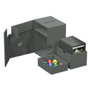 ultimate-guard-flip-n-tray-133-xenoskin-monocolor-grau-wuerfel-und-deck-fach-draussen