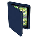 ultimate-guard-zipfolio-160-8-pocket-xenoskin-blau-oben-offen