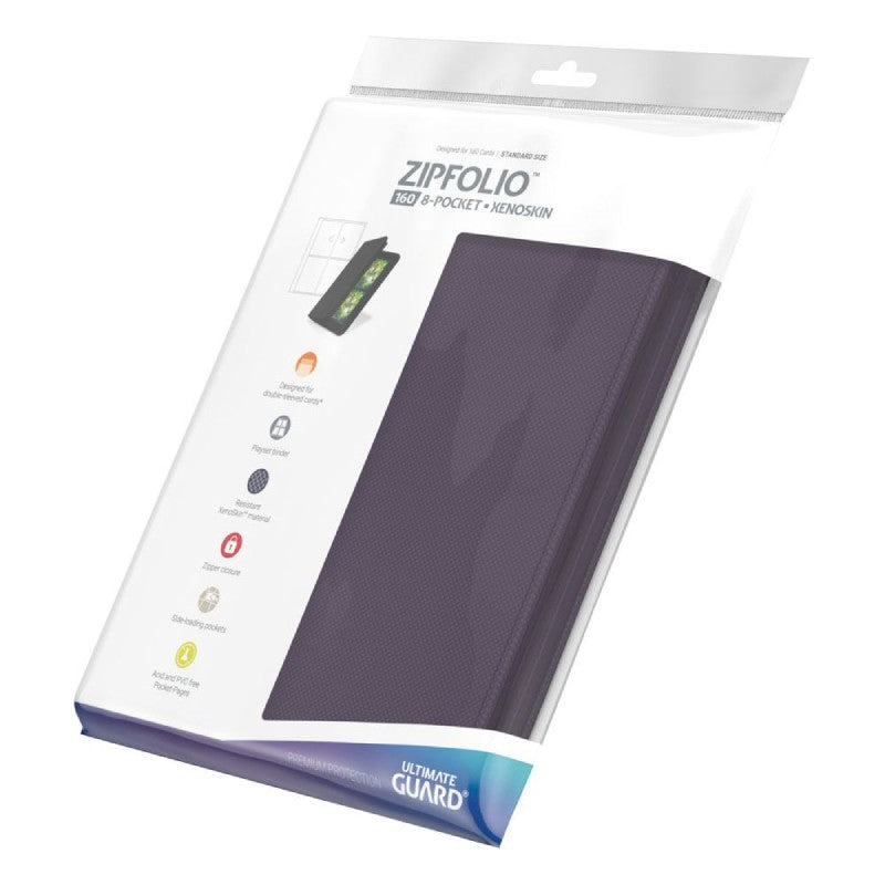 ultimate-guard-zipfolio-160-8-pocket-xenoskin-violett-verpackung