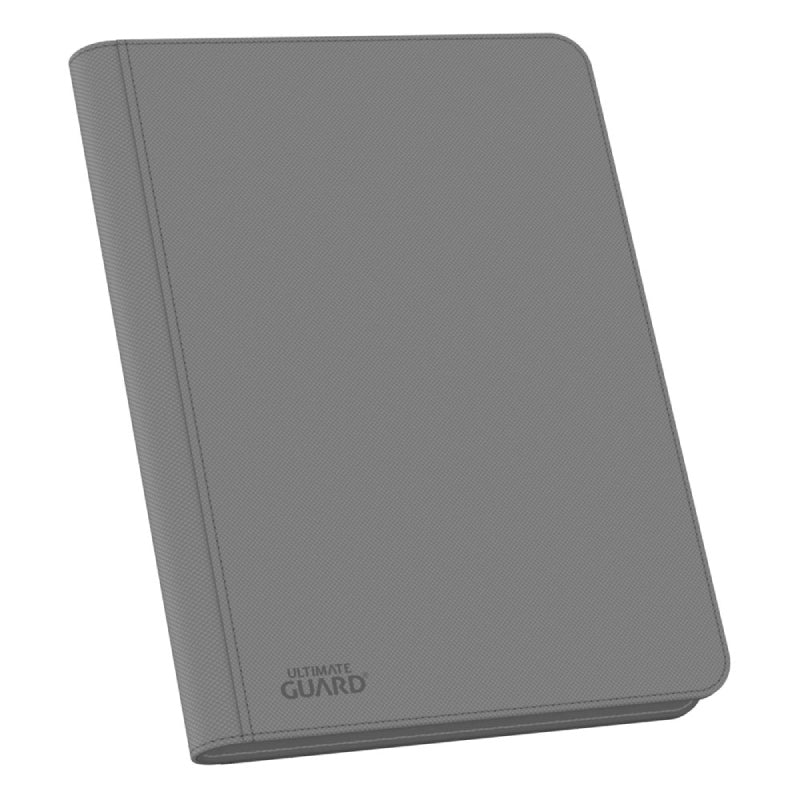 ultimate-guard-zipfolio-360-18-pocket-xenoskin-grau-vorderseite