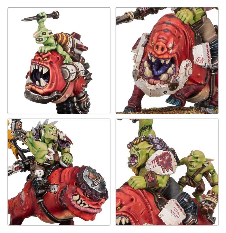 warhammer-40k-combat-patrol-orks-squighog-boyz-grunzareita-waffen-und-ruestung-nahaufnahmen