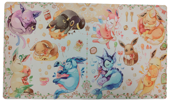 Custom Playmat Eevee Sleepover