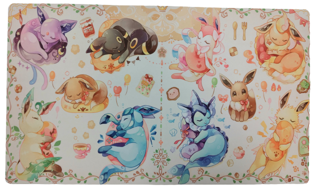 Custom Playmat Eevee Sleepover