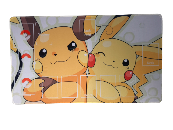 Custom Playmat Pikachu & Raichu Tag Team