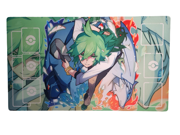 Custom Playmat Reshiram & Zekrom Tag Team
