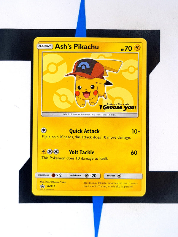 Ash's Pikachu SM111 EN NM