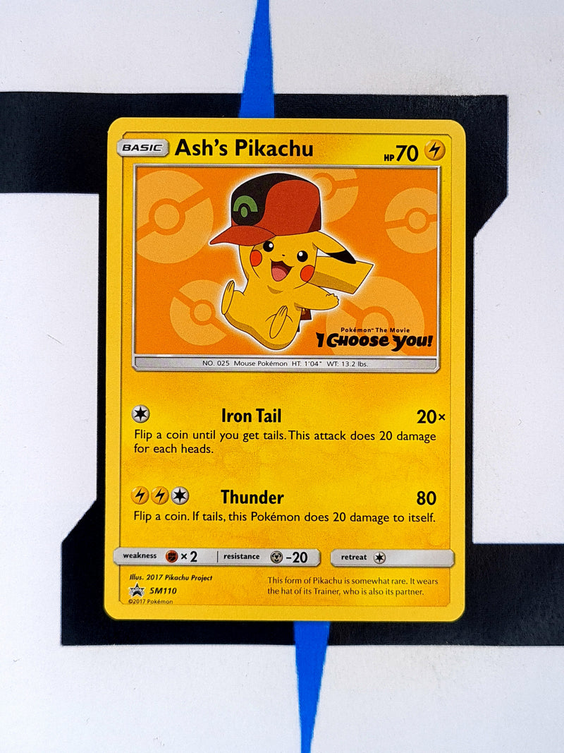 Ash's Pikachu SM110 EN NM