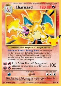 Pokemon Karte Charizard (CEL BS 4) aus dem Set Celebrations