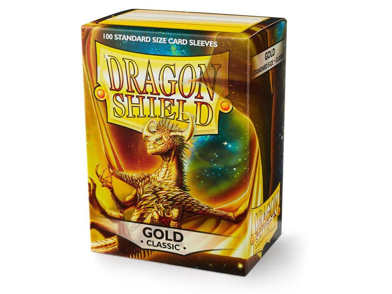 Dragon Shield Standard Sleeves - Classic Gold (100 Sleeves)