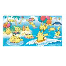 Pokemon Center 25th Anniversary Surfing Pikachu Playmat