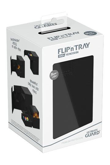 Ultimate Guard Flip`n`Tray 100+ XenoSkin Monocolor Schwarz